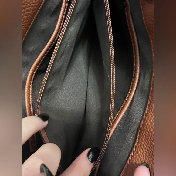 Nanette Lepore Adley Crossbody 28715957 Purse Camel Tan Removable Scarf 👜 - Picture 8 of 8